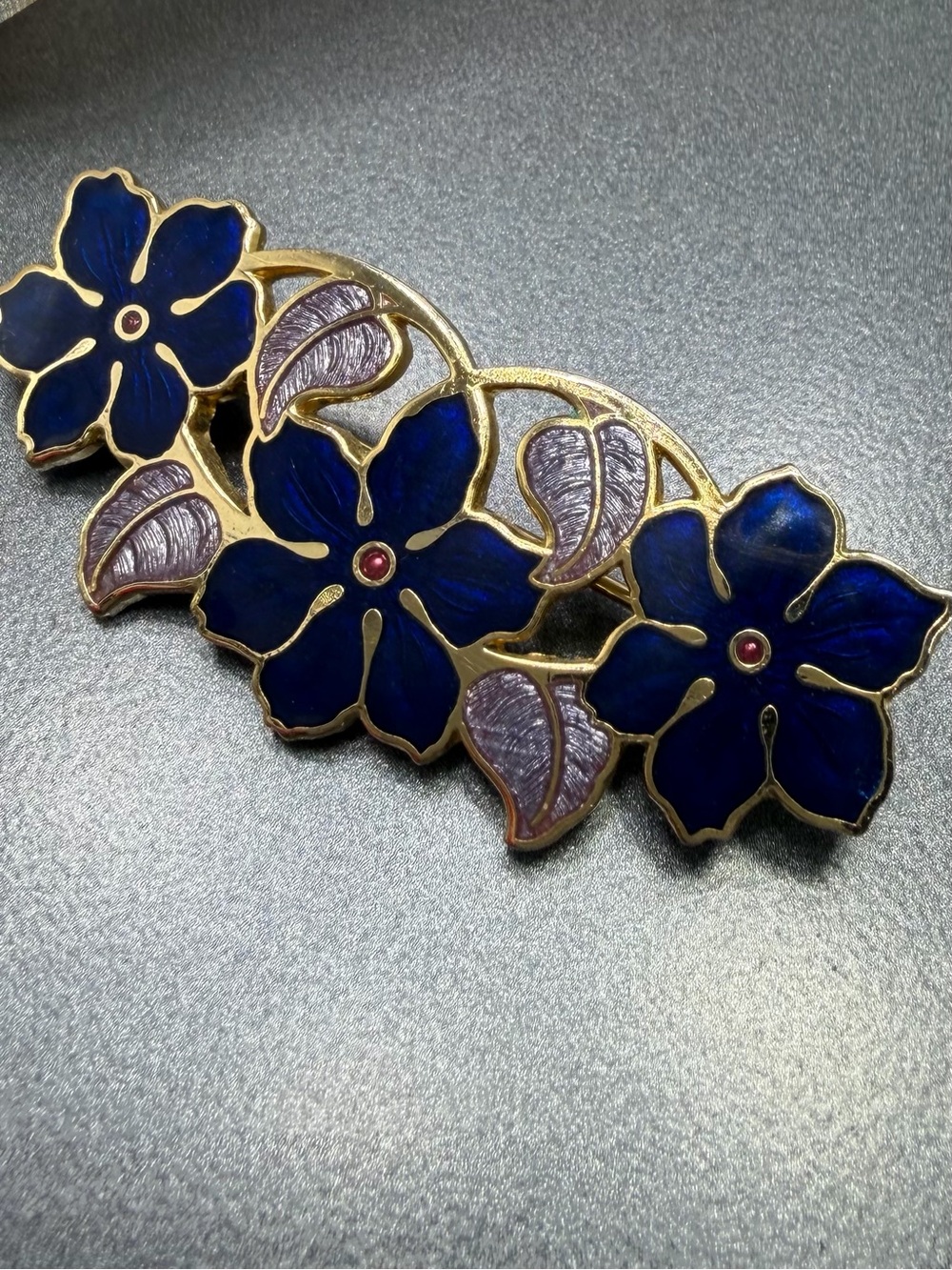 Vintage Cloisonné brooch #156clo